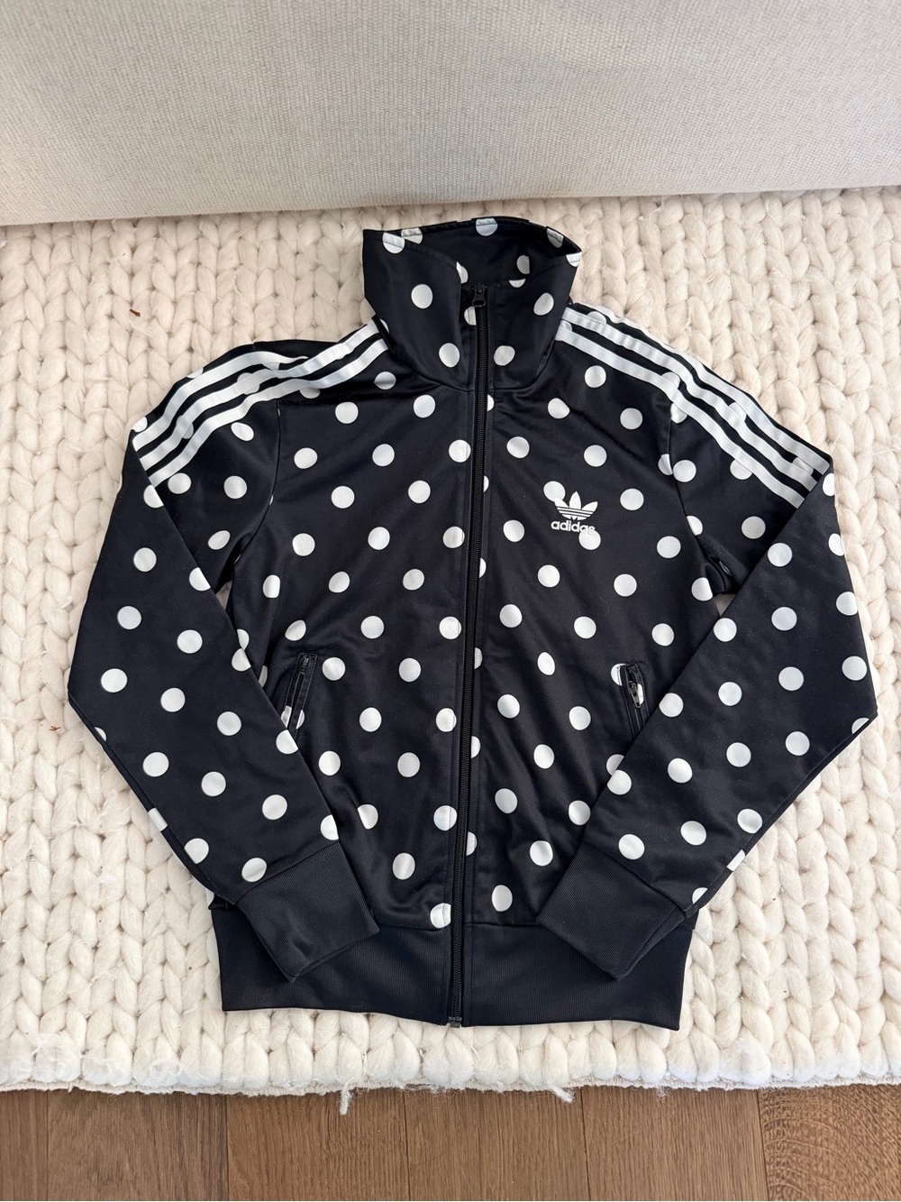 adidas Satin Polka Dots Track Jacket
